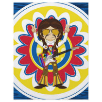 Hippie Rock Star with Guitar Flyer