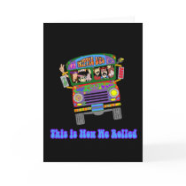 Hippie School Bus cards