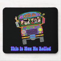 Hippie School Bus Mouse Mats