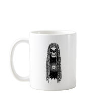 Hippie Skull of Love mugs by kbilltv Hippie Skull of Love mugs