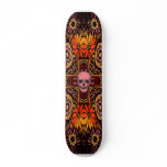 Hippie Skull Skateboard