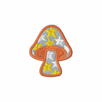 Hippie Stars Mushroom embroidered shirts by silly_strings Hippie Stars Mushroom embroidered shirts