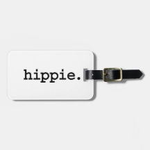 hippie. tag for bags