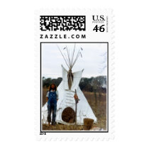 Hippie Tipi Stamp by Doctorfree Hippie Tipi Stamp