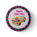 hippie van how i roll buttons by littlethings hippie van how i roll buttons