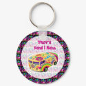 hippie van how i roll keychains by littlethings hippie van how i roll keychains