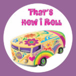 hippie van retro  how i roll