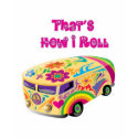 hippie van retro how i roll t-shirts by doonidesigns hippie van retro how i roll t-shirts