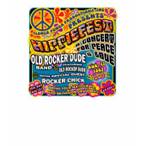 Hippiefest Concert Poster t-shirts