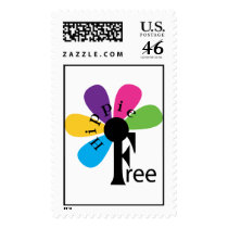 HippieFreeLogo postage by hippiefree HippieFreeLogo postage