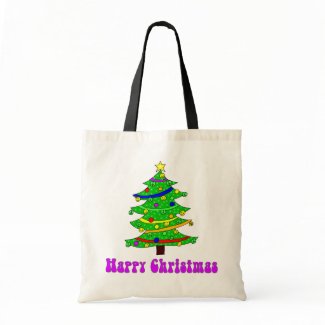 Hippie's Happy Christmas Tree bag