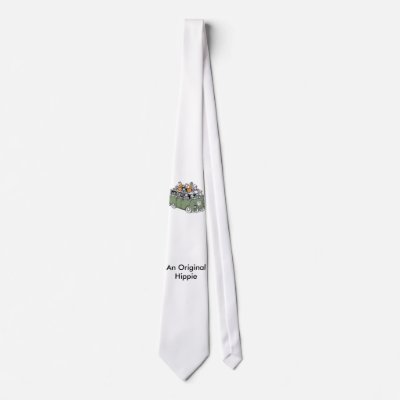 hippies rock! custom ties by spotsoncows17