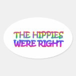 hippies stickers