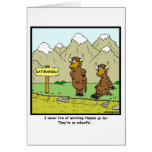 Hippies: Yak cartoon cards