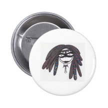 HippiPunkChick Button