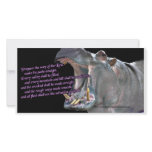 Hippo Advent Card Photo Card