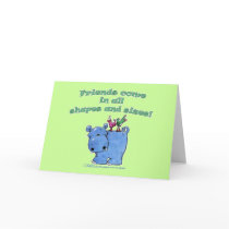 Hippo and Bird Friends cards by creationhrt Hippo and Bird Friends cards