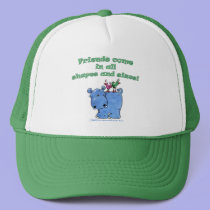 Hippo and Bird Friends hats