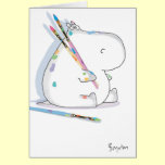 HIPPO ARTIST Birthday cards