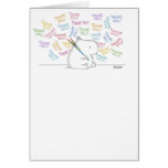 HIPPO ARTIST GREETING CARD
