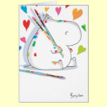 HIPPO ARTIST Love cards
