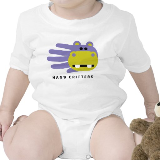 Hippo baby t-shirt bodysuit