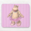 Hippo Ballerina Mousepad