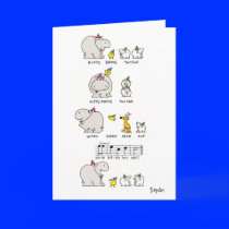 HIPPO BIRDIE CARDS