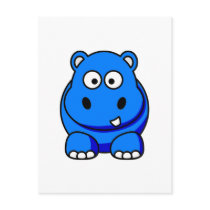 Hippo Blue postcards