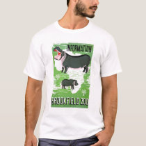 Hippo Brookfield Zoo 1938 WPA t-shirts