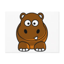Hippo Brown postcards