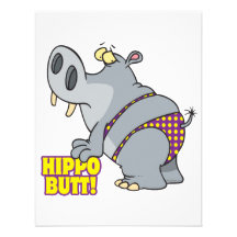 hippo butt bikini hippopotamus announcement