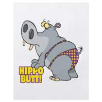 hippo butt bikini hippopotamus personalized flyer