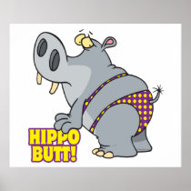 hippo butt bikini hippopotamus print