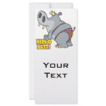 hippo butt bikini hippopotamus custom rack card