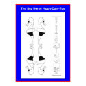 Hippo-Cam-Pus the Seahorse color yourself poster - posters by lonvig Hippo-Cam-Pus the Seahorse color yourself poster - posters