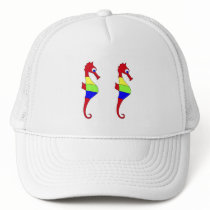 Hippo-Cam-Pus the Seahorse hats by lonvig Hippo-Cam-Pus the Seahorse hats