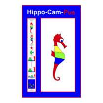 Hippo-Cam-Pus the Seahorse - in English posters by lonvig Hippo-Cam-Pus the Seahorse - in English posters
