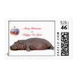 Hippo Christmas Postage