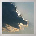 Hippo Cloud Canvas Print