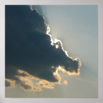 Hippo Cloud Canvas Print