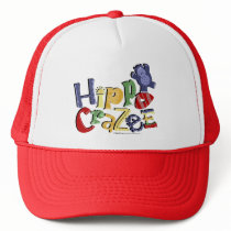 Hippo Crazee (on light colors) Trucker Hats