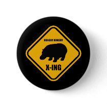 Hippo Crossing X-ing Sign Pins