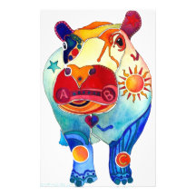 Hippo Custom Stationery