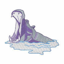 Hippo embroidered shirts by ZazzleEmbroidery Hippo embroidered shirts