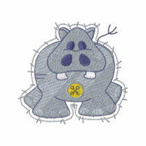 Hippo embroidered shirts by ZazzleEmbroidery Hippo embroidered shirts