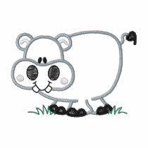 Hippo embroidered shirts by ZazzleEmbroidery Hippo embroidered shirts