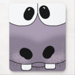 Hippo Face Mousepads