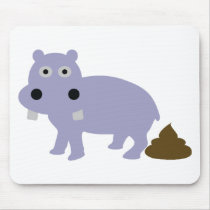 hippo fun icon mousepad