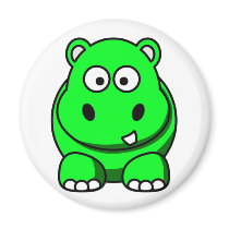 Hippo Green magnets